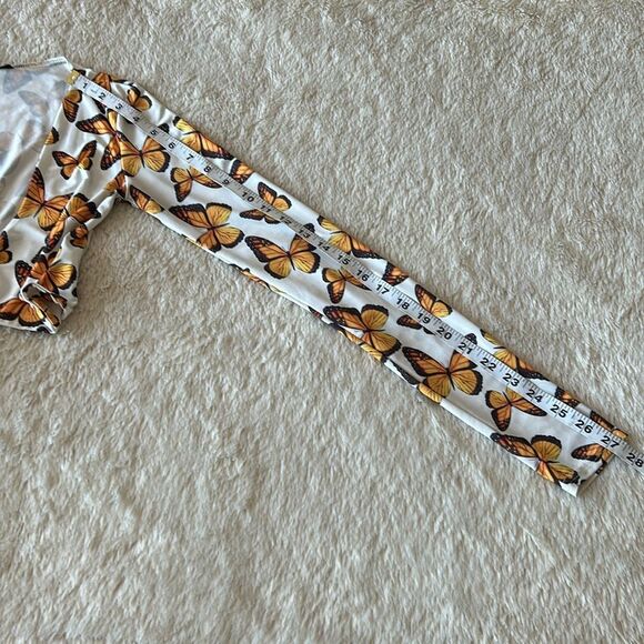 PrettyLittleThing butterfly crop top size 0 - Picture 14 of 16